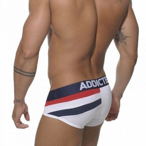 Мужские трусы брифы белые в стиле Франции Addicted World Cup Brief France Style