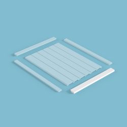 Молдинг финишный Ecopolymer, 30x17 мм