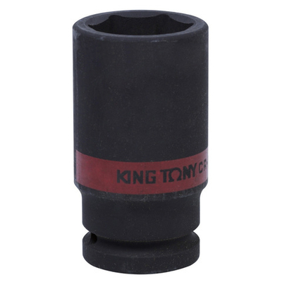 KING TONY (443526S) Головка торцевая ударная глубокая шестигранная 1/2", дюймовая 13/16"