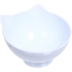 Миска пластиковая на подставке «МУРОЧКИН», цвет белый/черный, 13,5*13см /270мл