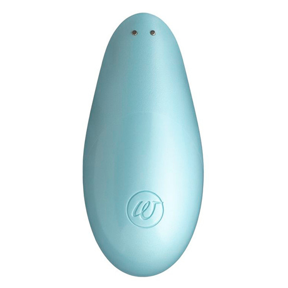 Голубой бесконтактный клиторальный стимулятор 10,4см Womanizer Liberty Clitoral Stimulator Powder Blue WZ11GB0200