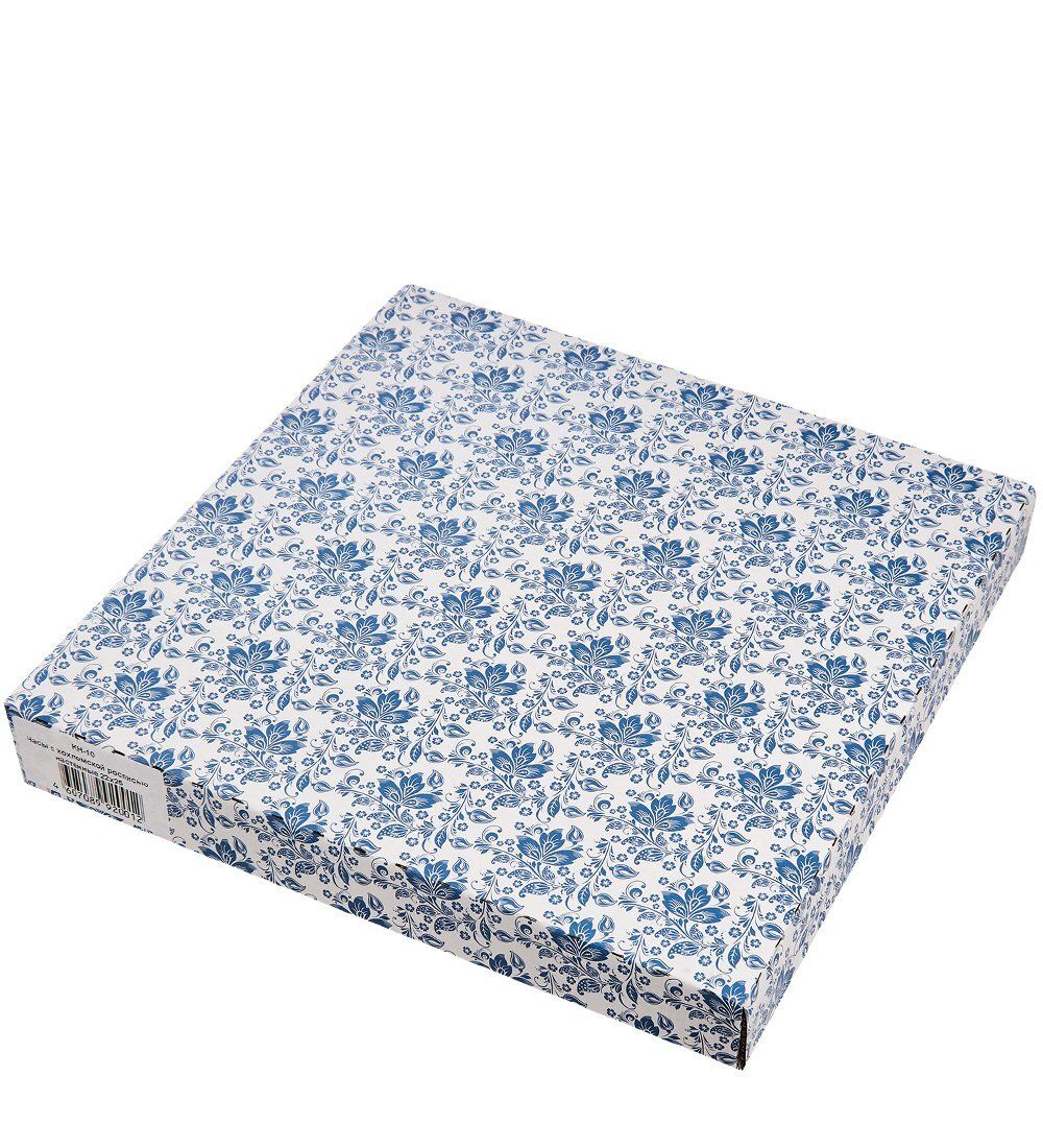 Народные промыслы KH-10/1 Часы с хохломской росписью настенные 22х250