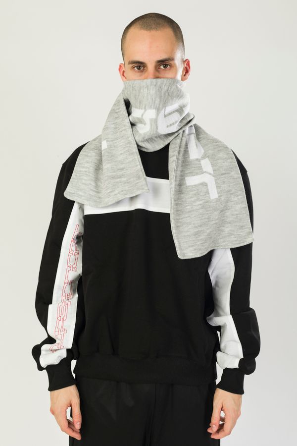 Шарф Cyrillic Светло-Серый меланж - фото 5