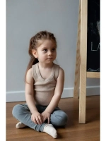 Майка детская в рубчик в садик