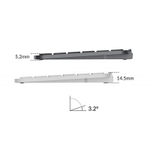 Беспроводная ультратонкая клавиатура Keychron B6 Pro, 109 клавиш, ножничные переключатели, цвет B6 Pro Ivory White (B6P-K8)