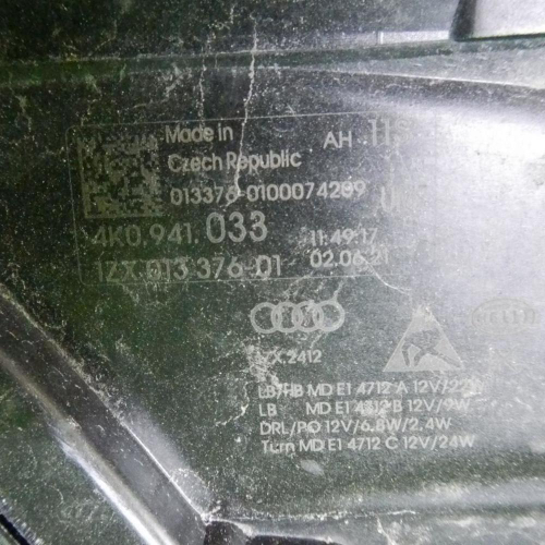 Фара левая Audi A6 5 C8 (2018-2023) LED