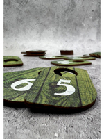 Номерки для гардероба 4х6 см