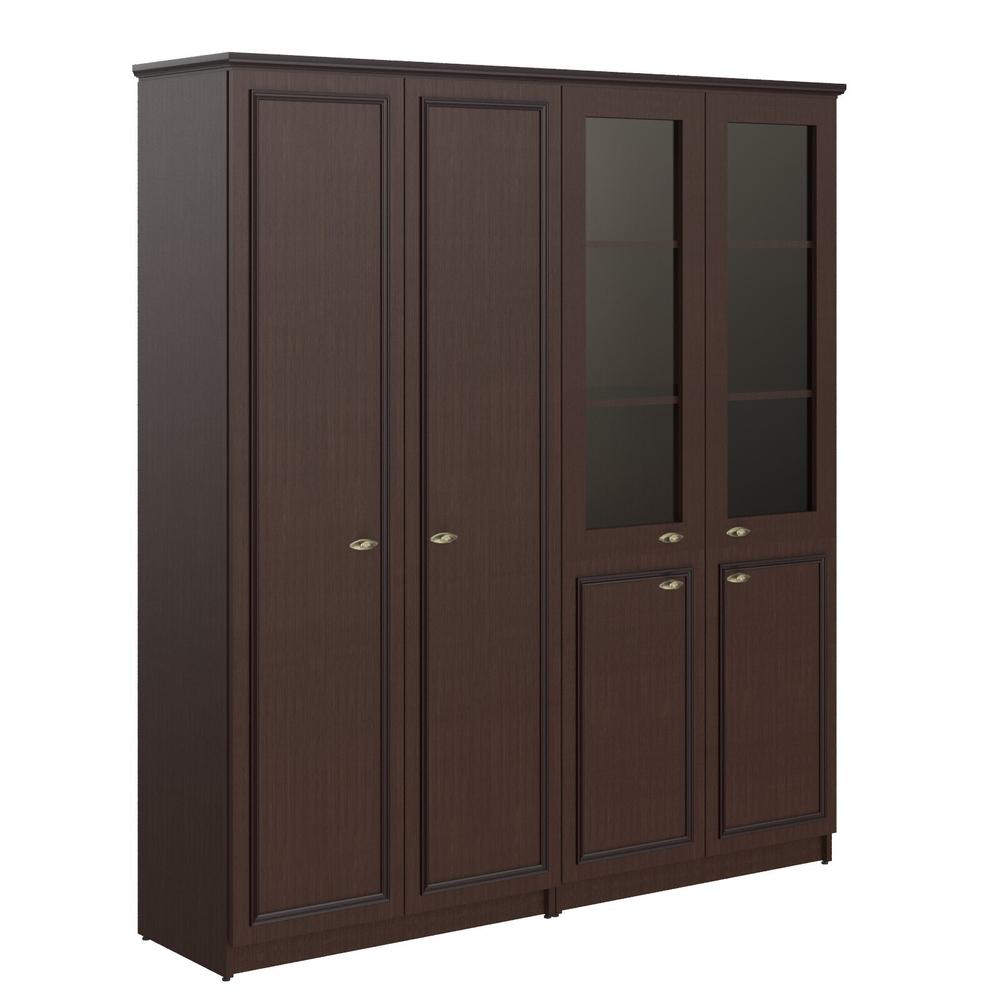 Шкаф высокий 2-х секционный гардероб с комбинированным RHC 180.6 1808х466х2023 RAUT
