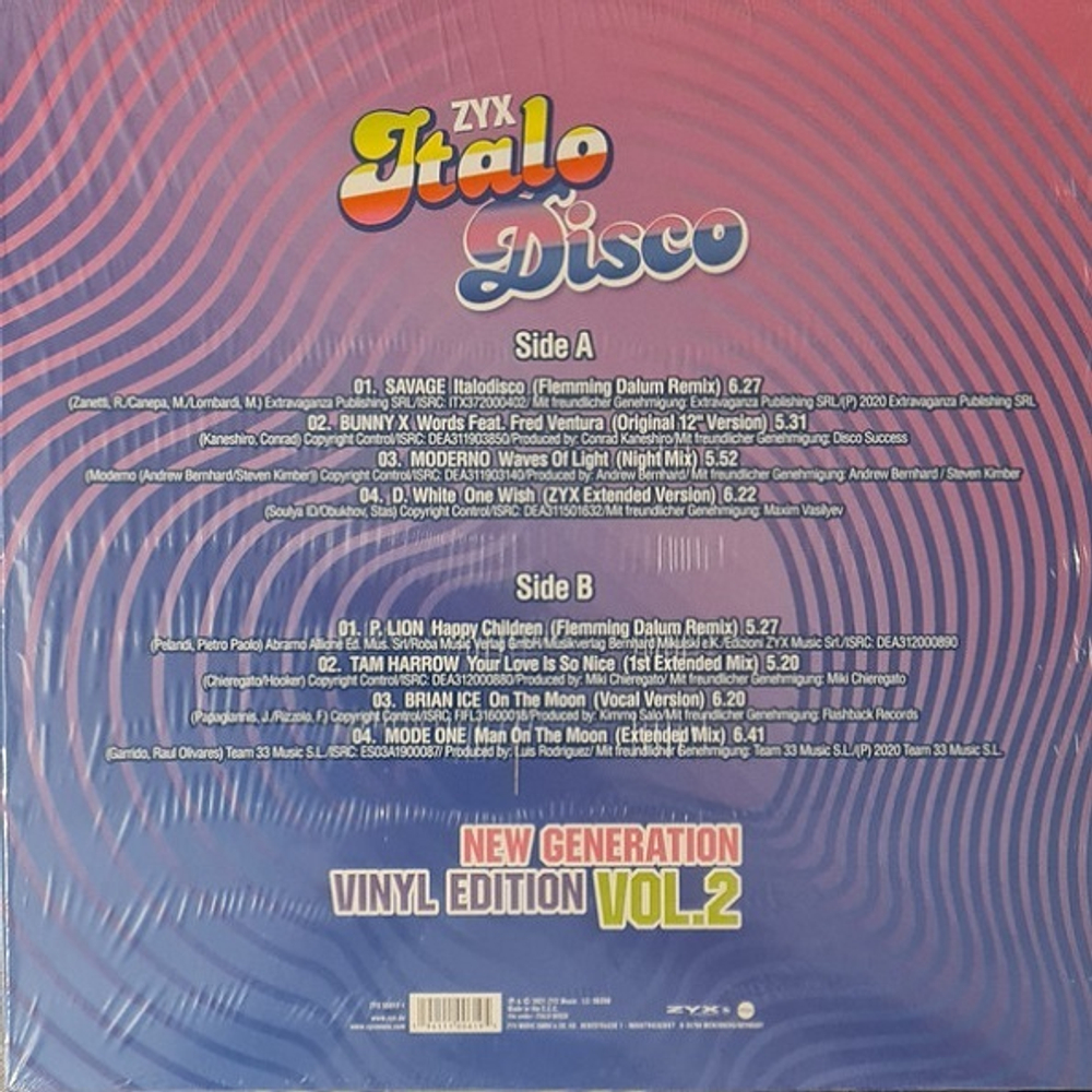 Various Artists / ZYX Italo Disco New Generation Vinyl Edition Vol. 2 (LP)