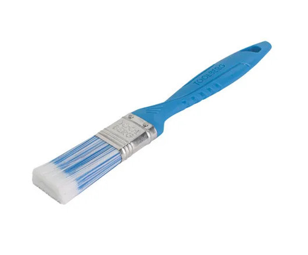 Кисть плоская Лазурит-Стандарт пластиковая рукоятка 25мм