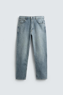 ZARA ДЖИНСЫ SLIM FIT, НЕБЕСНО-ГОЛУБОЙ