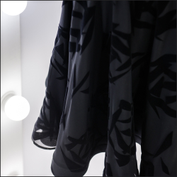 юбка с флоком