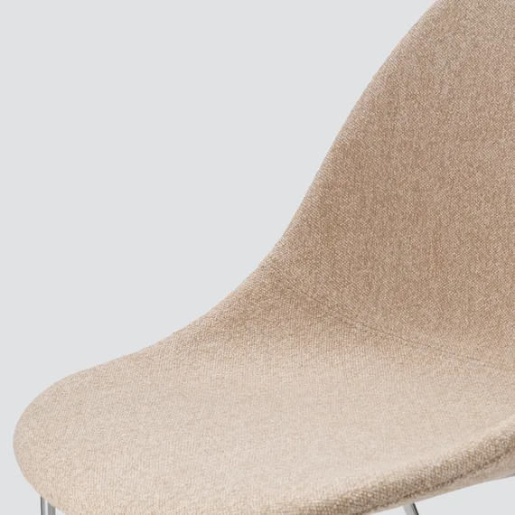 Стул Vid Soft бежевый, ножки хром