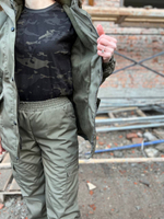 Женская горка Валькирия флис / осень-зима / олива