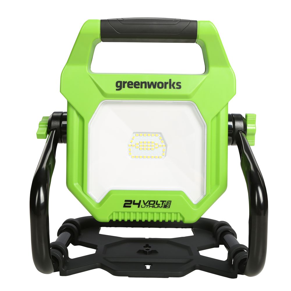 Фонарь светодиодный Greenworks, G24WL, 24В / 220В, 3401307 без АКБ и ЗУ