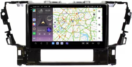Магнитола для Toyota Alphard 3, Vellfire 2 H30 2015-2023 (менее 10 динамиков) - Kuberg EW-1101 QLed+2K, Android 13, Быстрейшая, CarPlay, 4G SIM-слот