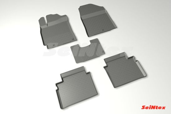 Резиновые коврики в салон Hyundai Elantra VI (2015-2020) "Высокий борт"