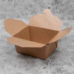 Контейнер Fold Box Оригамо, 130х105х64 мм, 600 мл, крафт, 315 штук