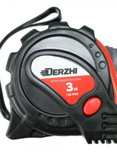Рулетка «с обрезиненным корпусом 3м/16мм