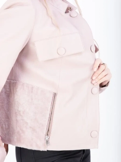 Куртка женская натуральная кожаная оверсайз Турция