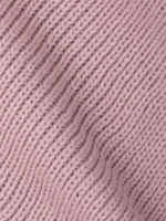 Шарф зимний вязаный с бубонами для девочки