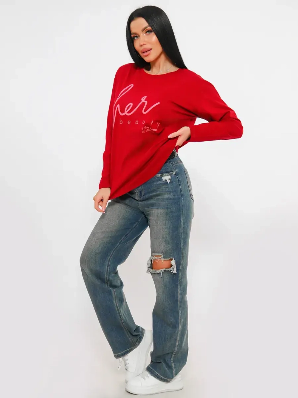 Лонгслив большие размеры