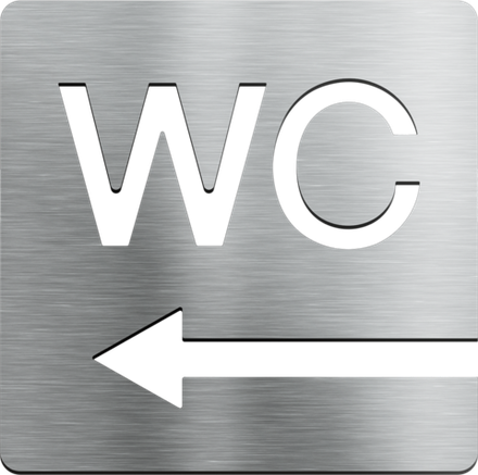Туалет, WC, налево
