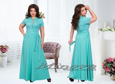 Платье 00137-ментол Minova