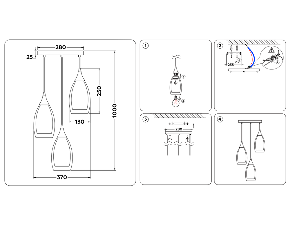 Ambrella Подвесной светильник Traditional TR3549