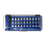 Набор вставок (бит) 1/4&quot;, TORX, HEX, Pozidriv, Phillips, Slotted, 31 предмет МАСТАК 058-00031C