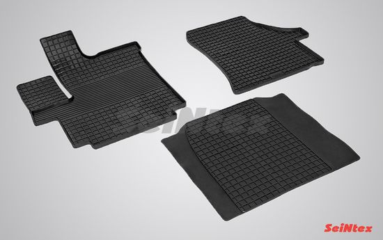 Резиновые коврики в салон Citroen Jumper II (2006-наст. время) "Сетка"