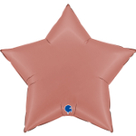 Звезда 36" Розовое Золото, Сатин Gr