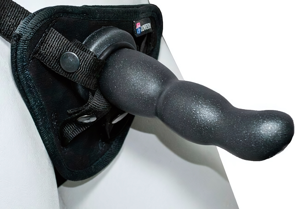 Насадка-плаг на страпон BALLS 1 (Цвет: черный)