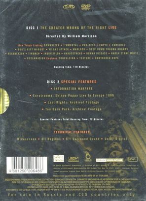Skinny Puppy / The Greater Wrong Of The Right (Live) (RU)(2DVD)