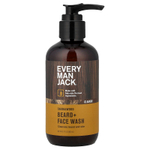 Every Man Jack, Гель для умывания для бороды и лица, сандаловое дерево, 200 мл (6,7 жидк. унц.)