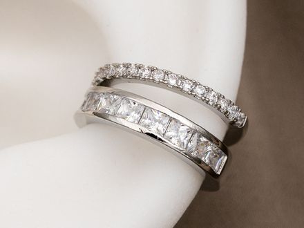 Кафф "Дорожка" со стразами