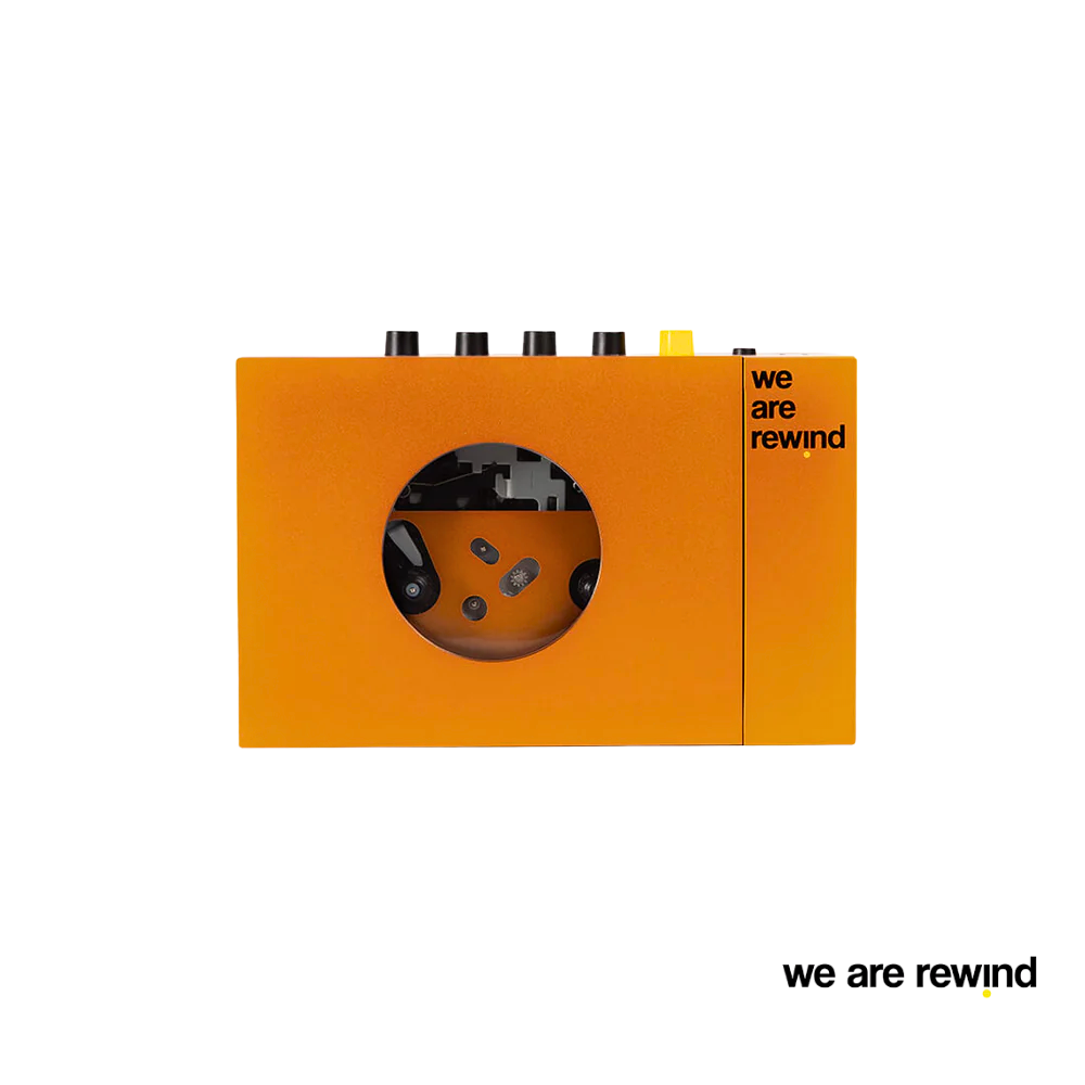 We Are Rewind Cassette Player Orange