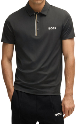 Теннисное поло BOSS Paddy Shirt In Quick-Dry Ribbed Fabric