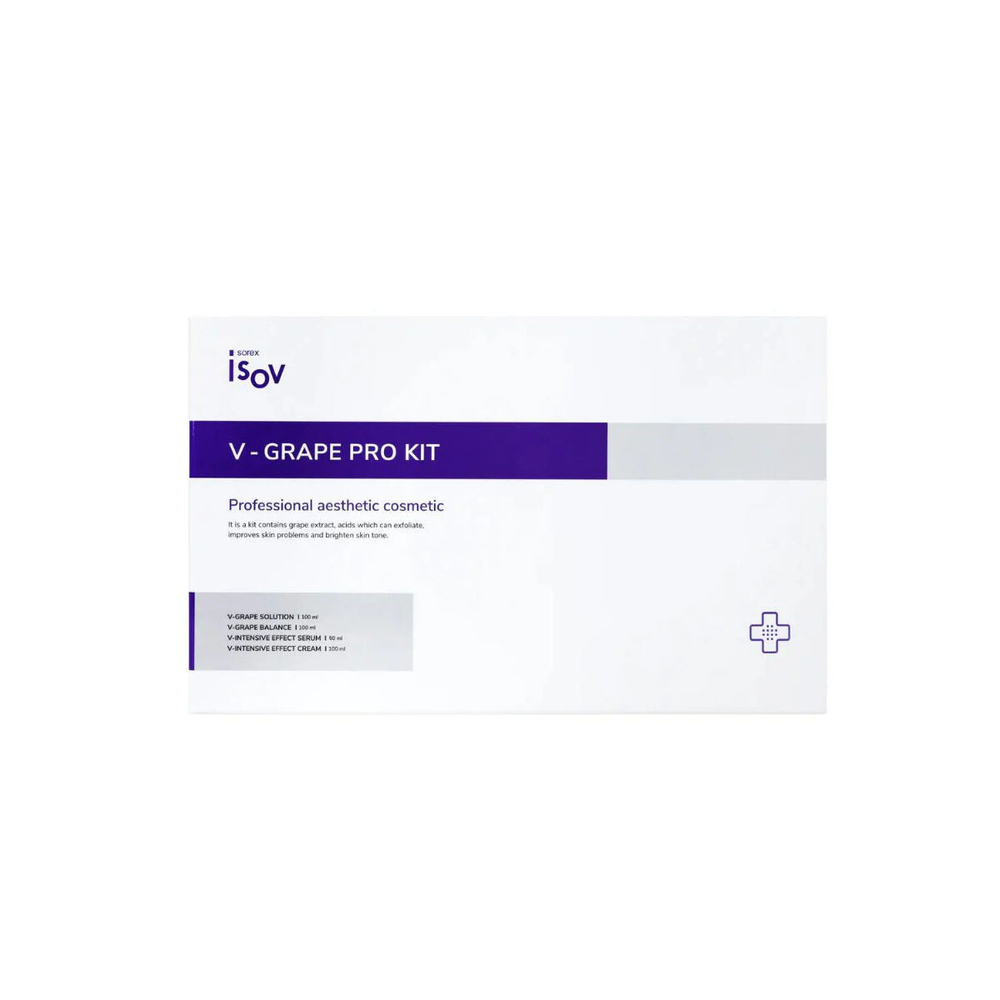 Набор: Карбокси-терапия и пилинг с детокс-эффектом V-Grape Pro Kit | iSOV Sorex