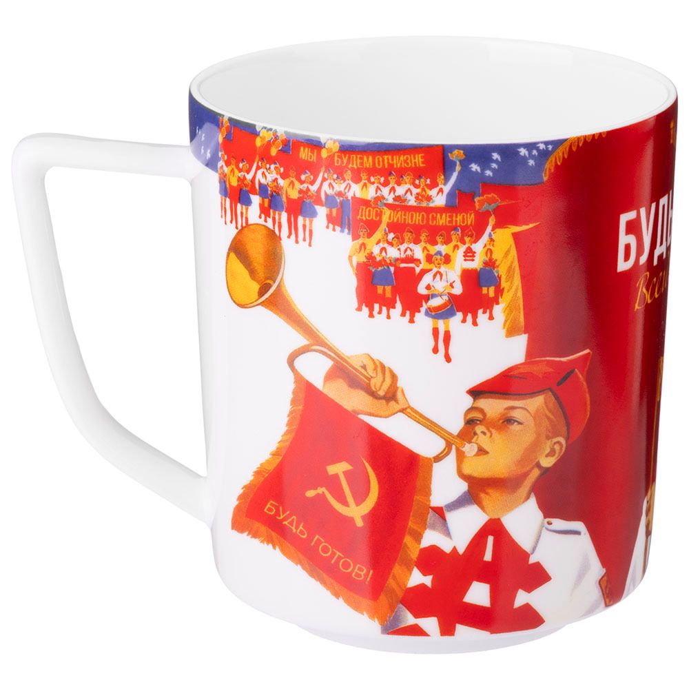 КРУЖКА LEFARD "БУДЬ ГОТОВ" 430 МЛ (КОР=48ШТ.)