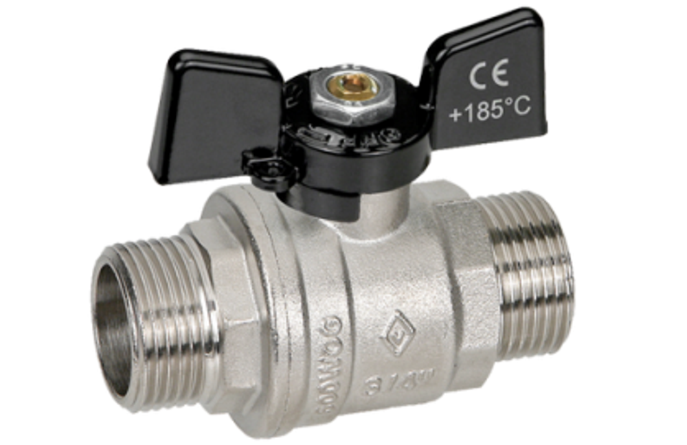 Bugatti Кран шаровый 1" ш. ш. (бабочка)