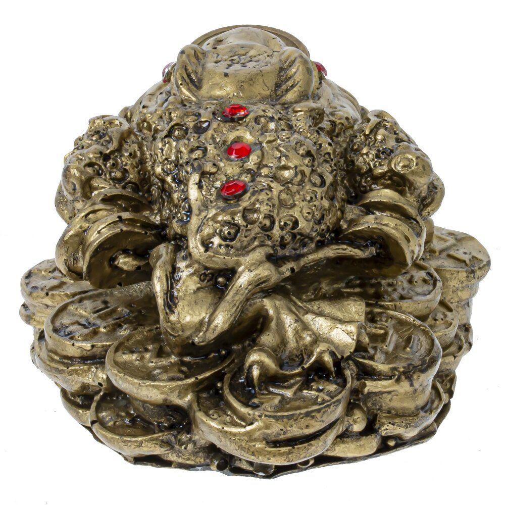 GAEM Фигурка декоративная "Лягушка денежная", L8 W7 H4,5 см