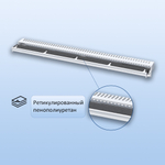 Оконный вентиляционный приточный клапан NovaVent Max с фильтром