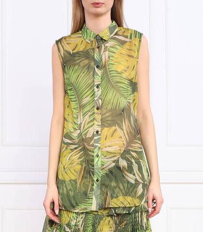 блузка GUESS - зеленый(W3GH61 WDW52)