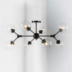 785087 Люстра BETA 8x40W E27 ЧЕРНЫЙ