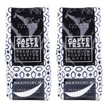 Кофе в зернах Caffe Testa Smooth Decaf 1 кг, 2 шт