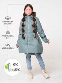 Пальто демисезонное стеганое