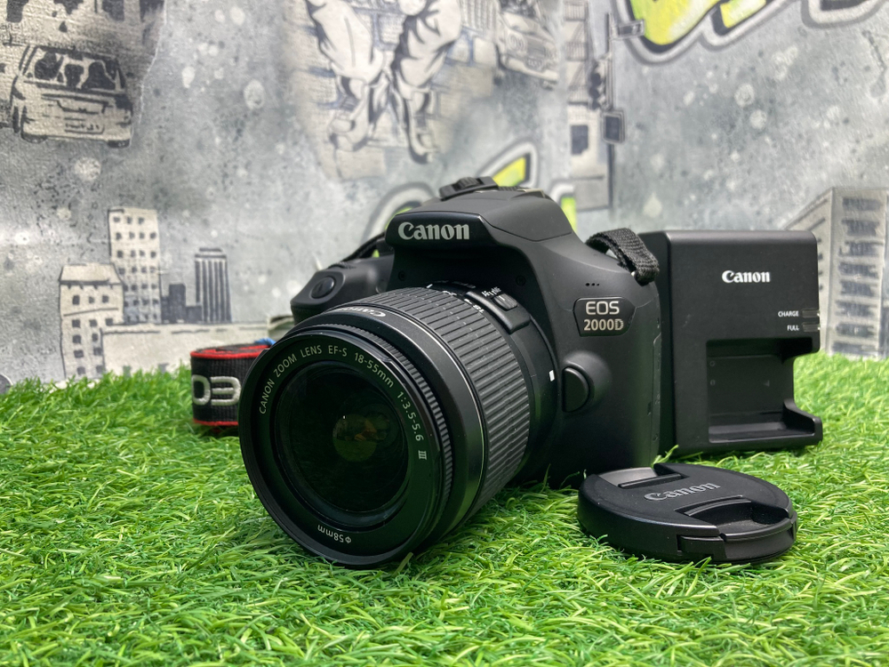 Canon 2000D Kit 18-55mm 3.5-5.6 III 59.000 кадров
