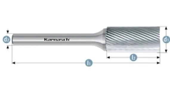 Спиральное сверло LENZ Ø3,9х43/75 мм, HSSE-Co5, DIN 338, 10 шт., арт. LZST-01039