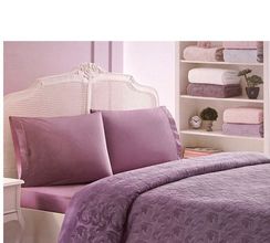 Набор с покрывалом  Tivolyo Baroc (фиолетовый)